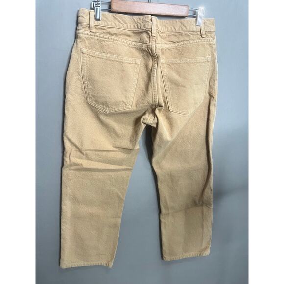 Billy Reid Khaki Pants Mens 32 Beige USA Panel Cotton Casual Work Pockets - Picture 2 of 10